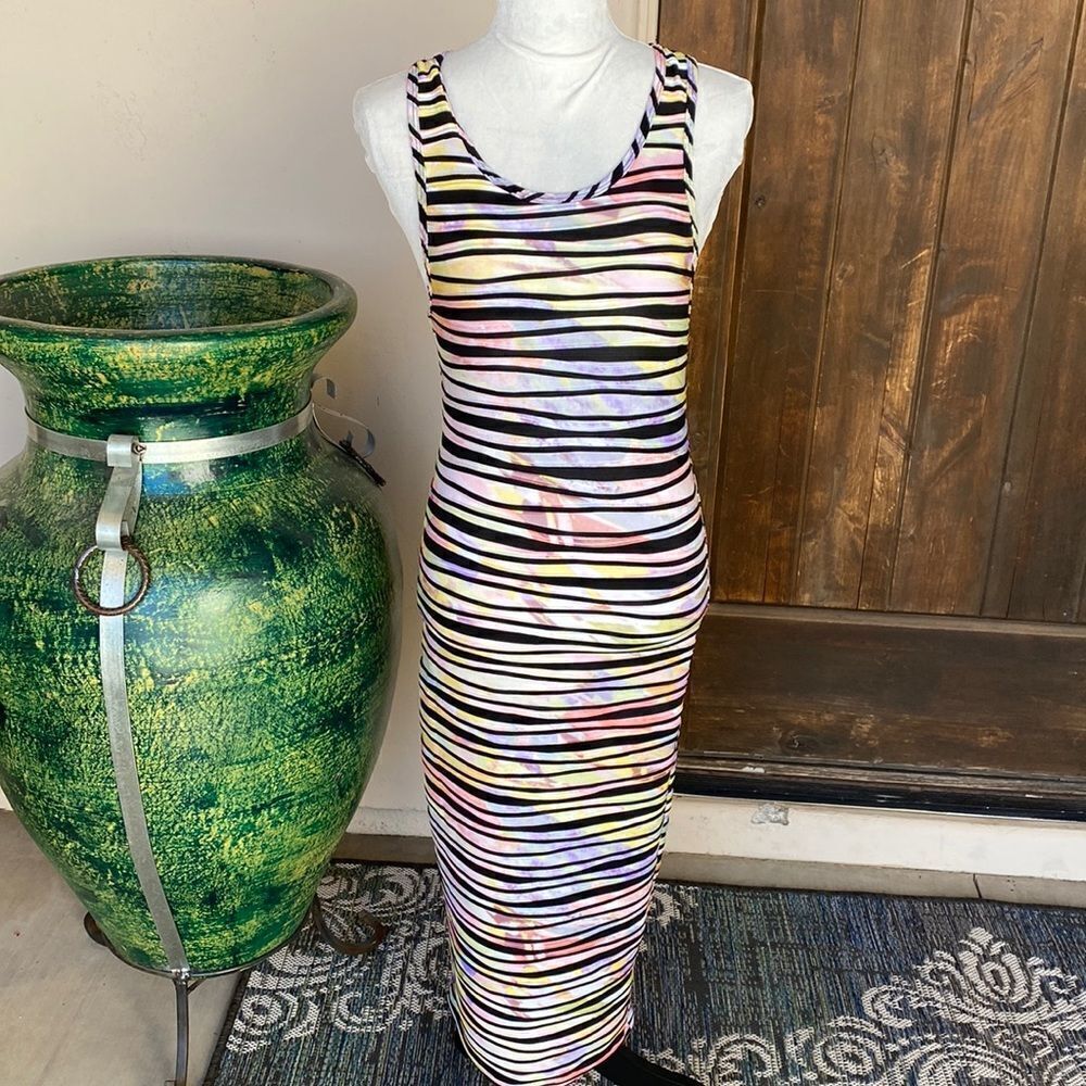Form fitting x small maxi dress